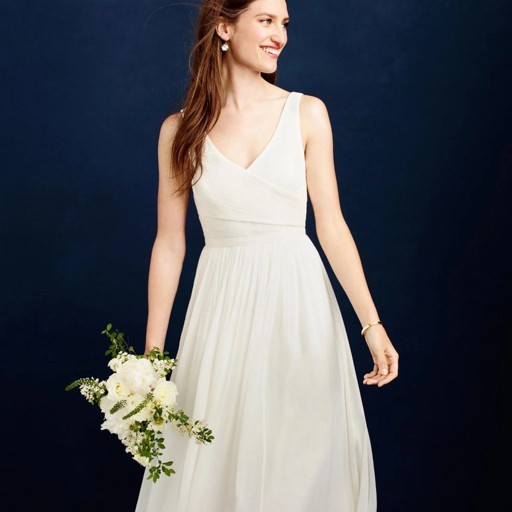 New J. Crew Heidi Wedding Dress, Size 8